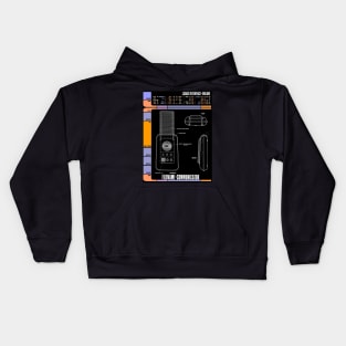 Computer Readout Showing TOS Communication Device Kids Hoodie